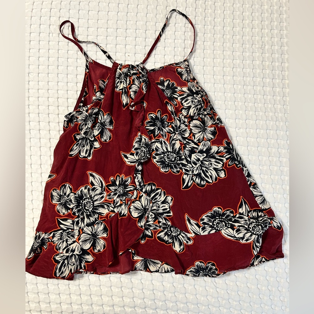 Maeve‎ By Anthropologie Zebella Silk Floral Tank Top Size 2 - Picture 4 of 8